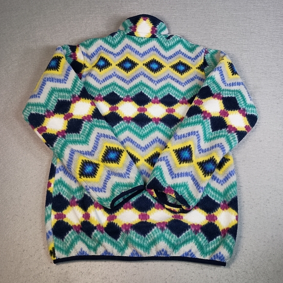 Patagonia Synchilla Women's XS Snap-T Fleece  Timber Twist Aztec Pullover Jacket - Picture 4 of 6